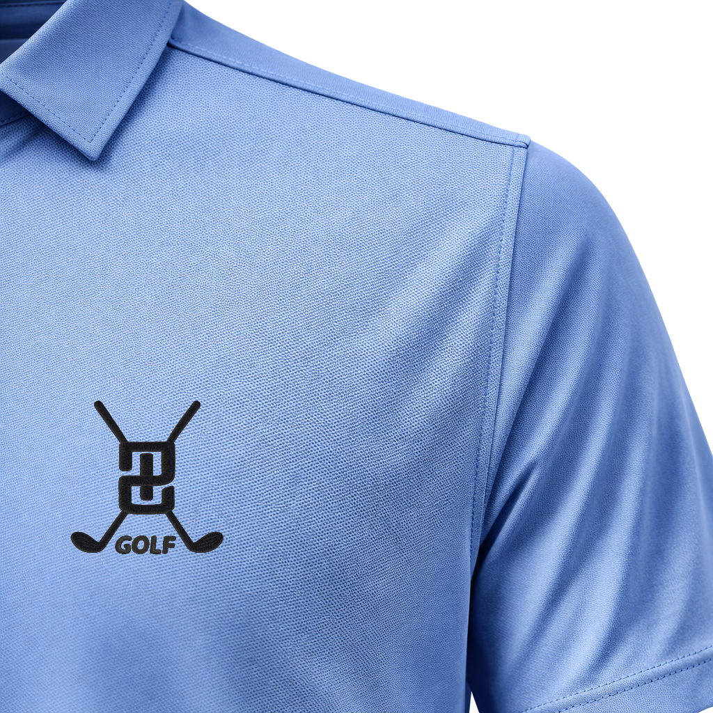 Paired Up® Swing Series Golf Polo - Acero Claro