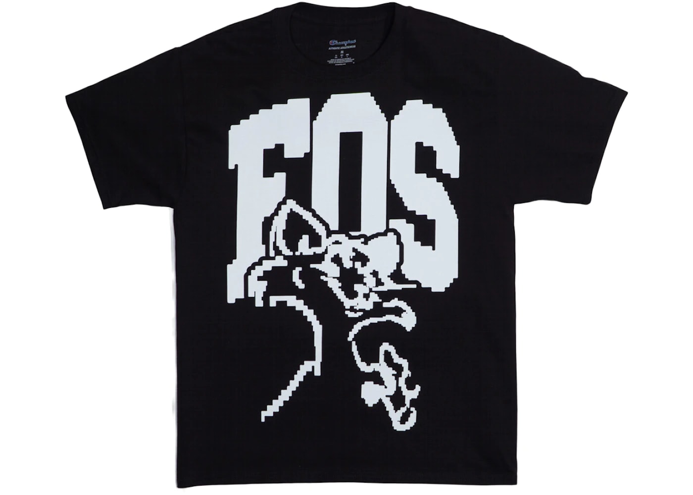 Virgil Abloh Brooklyn Museum FOS CAT Pyrex T-shirt Black