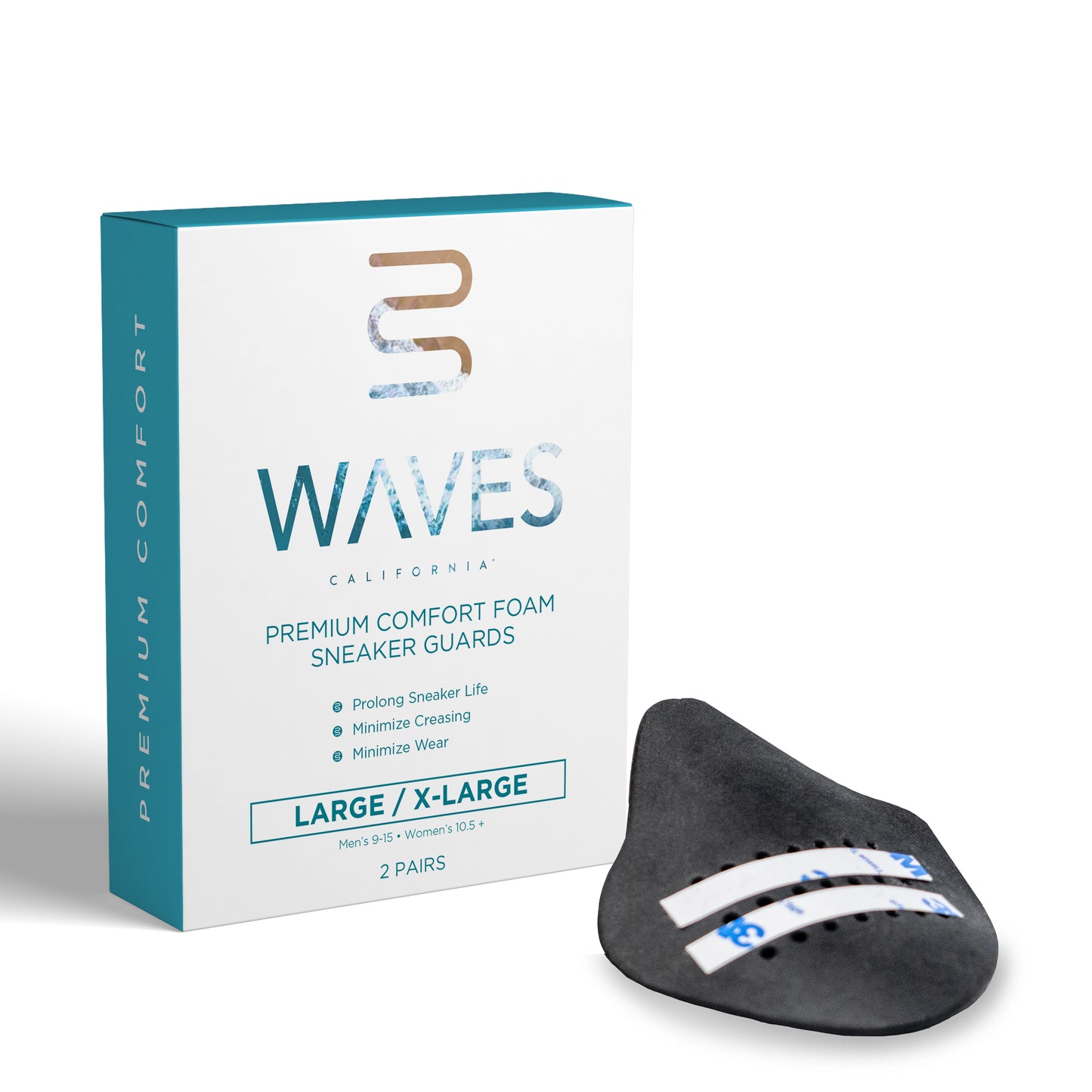 Waves California® Premium Comfort Foam Sneaker Guards
