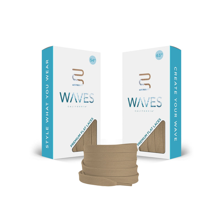 Waves California® Sand Premium Flat Laces