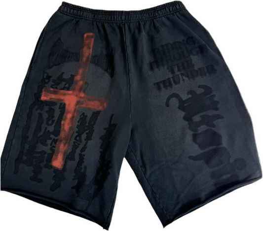 Travis Scott CM Tour Sweat Shorts Black