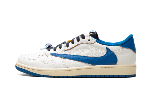 Jordan 1 Retro Low OG SP Fragment x Travis Scott Sail Military Blue