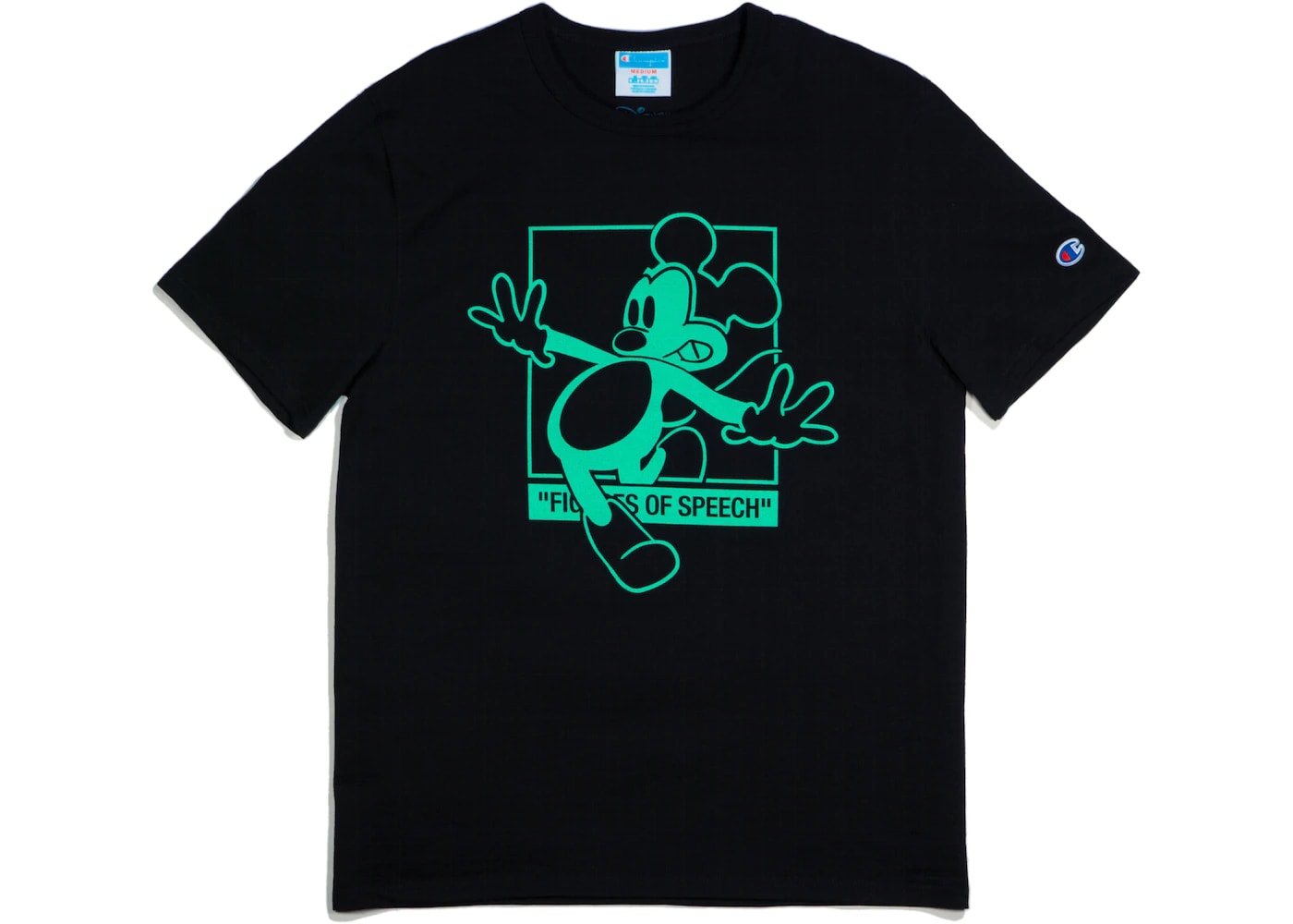 Virgil Abloh x Disney x Brooklyn Museum Mickey Mouse Tee Black