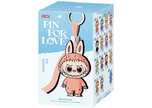 Pop Mart Labubu The Monsters Pin for Love Series Vinyl Plush Pendant (N-Z) Single Blind Box