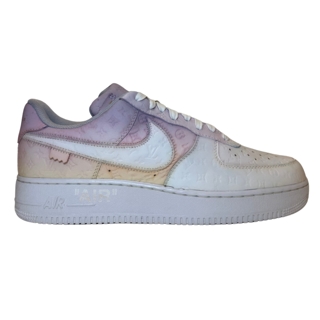 @lorenz.og 1-of-1, Louis Vuitton Nike Air Force 1 Low By Virgil Abloh White