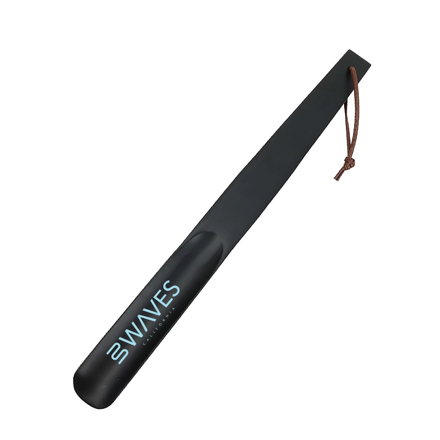 Waves California® 15" Laser Etched Natural Wood Shoehorn