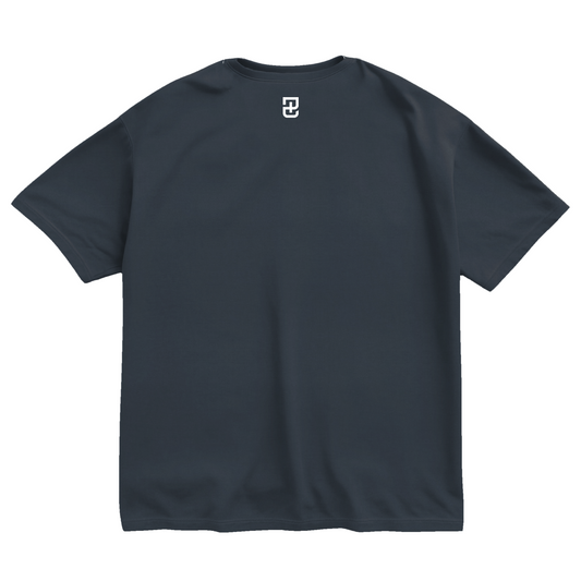 Paired Up "Old English" Ladies OS Jersey Crop Tee