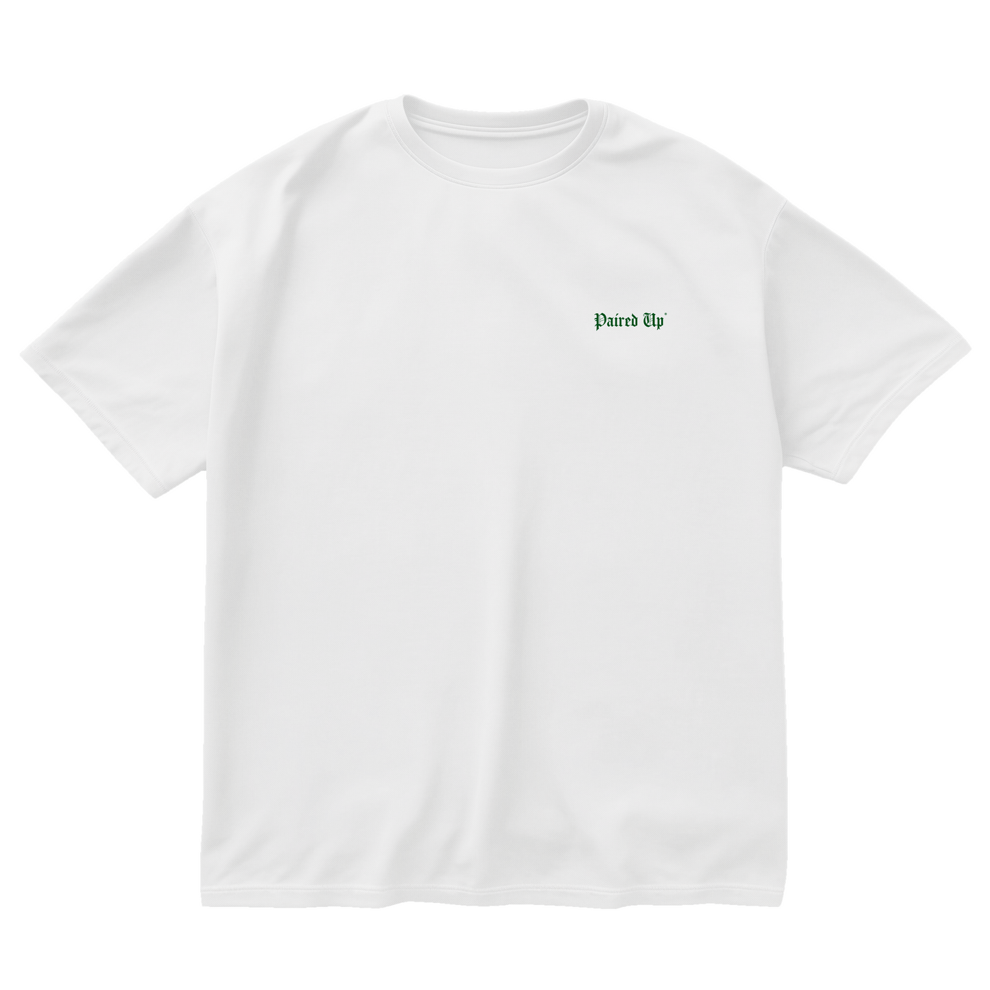 Paired Up "Old English" Ladies Crop Tee