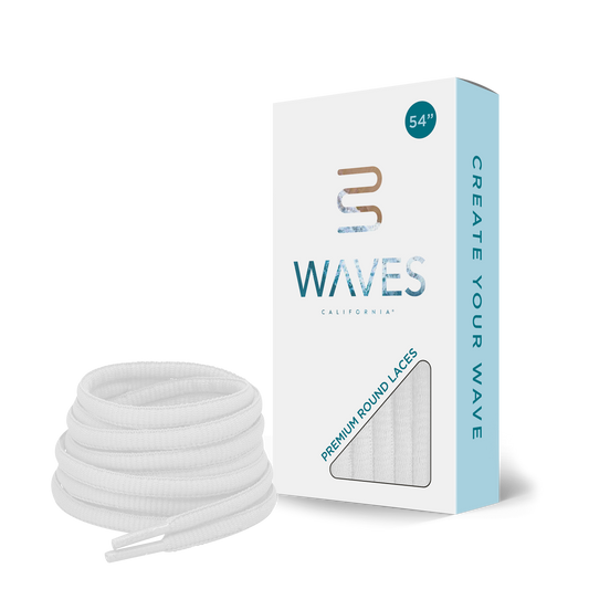 Waves California® Pure White Premium Round Laces