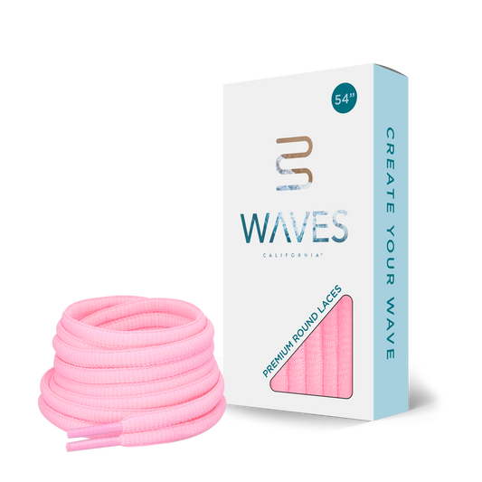 Waves California® Candy Pink Premium Round Laces