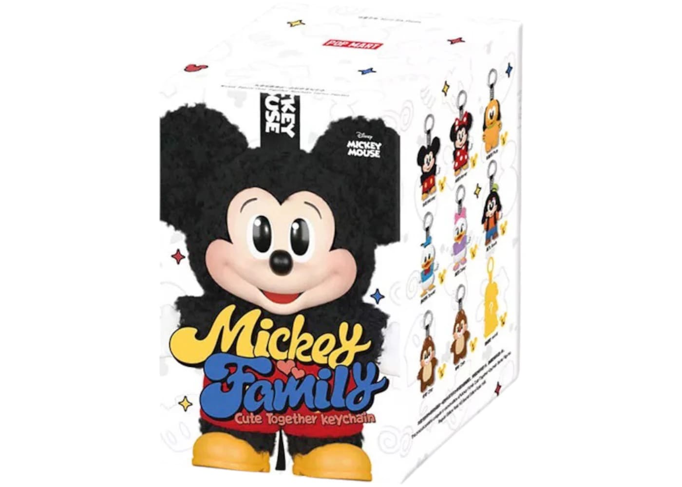 Pop Mart Disney Mickey Family Together Series Plush Keychain Single Blind Box