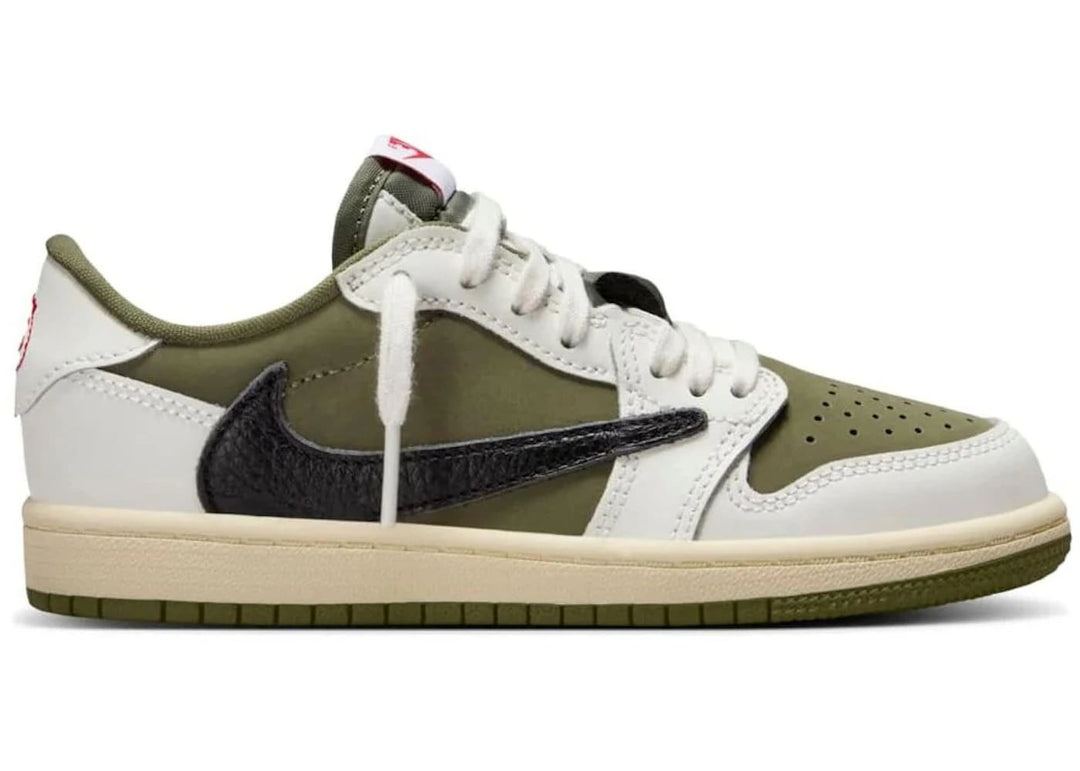 Jordan 1 Retro Low OG SP Travis Scott Medium Olive (PS) – Paired Up