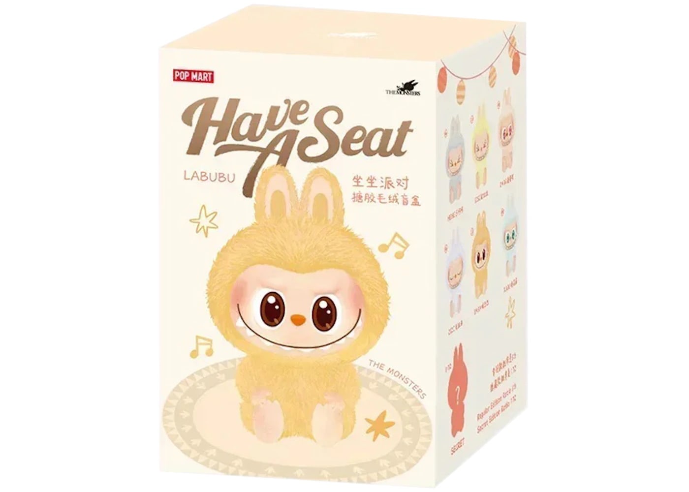 Pop Mart Labubu The Monsters Have a Seat Vinyl Plush Single Blind Box