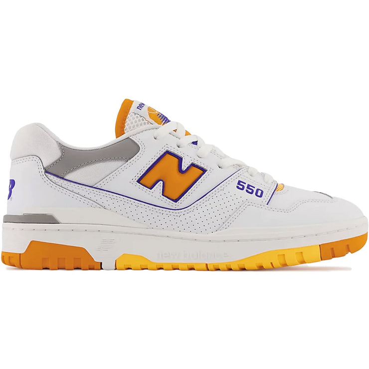 New Balance 550 White Vibrant Orange