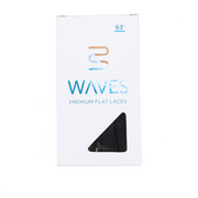 Waves California™ Core Black Premium Flat Laces