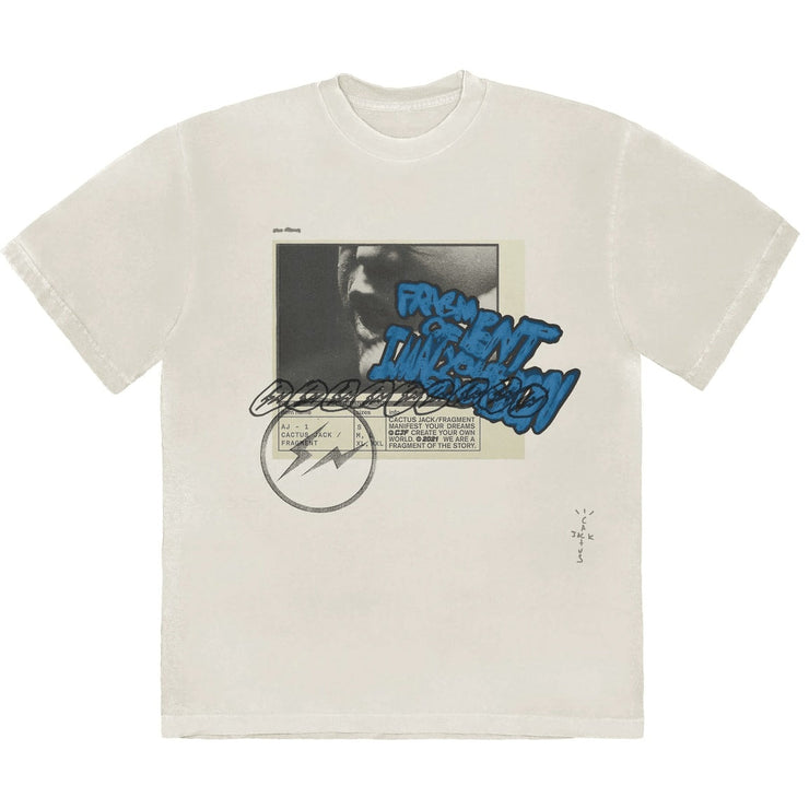 Travis Scott Cactus Jack For Fragment Manifest T-shirt White