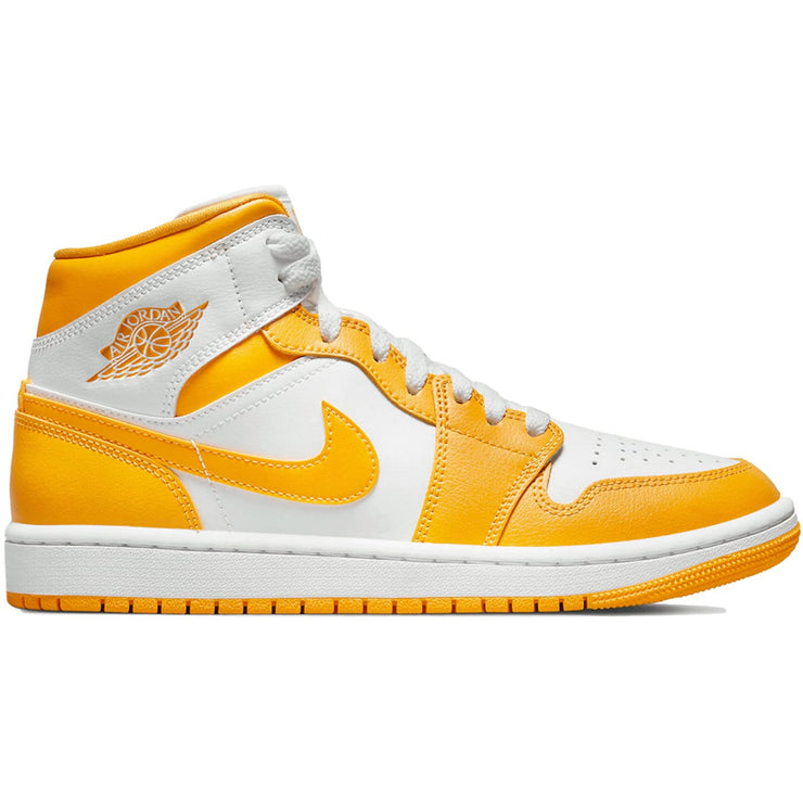Jordan 1 Mid White University Gold (W)