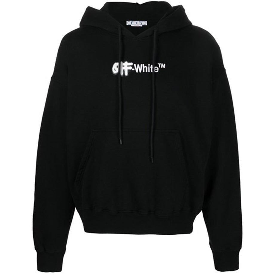 Off-White Spray Helv Skate Hoodie Black