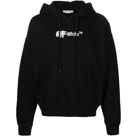 Off-White Spray Helv Skate Hoodie Black