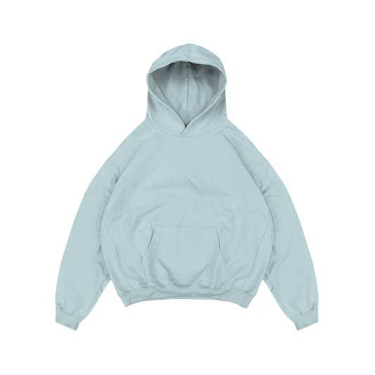 Paired Up Pastel Blue Luxury Hoodie