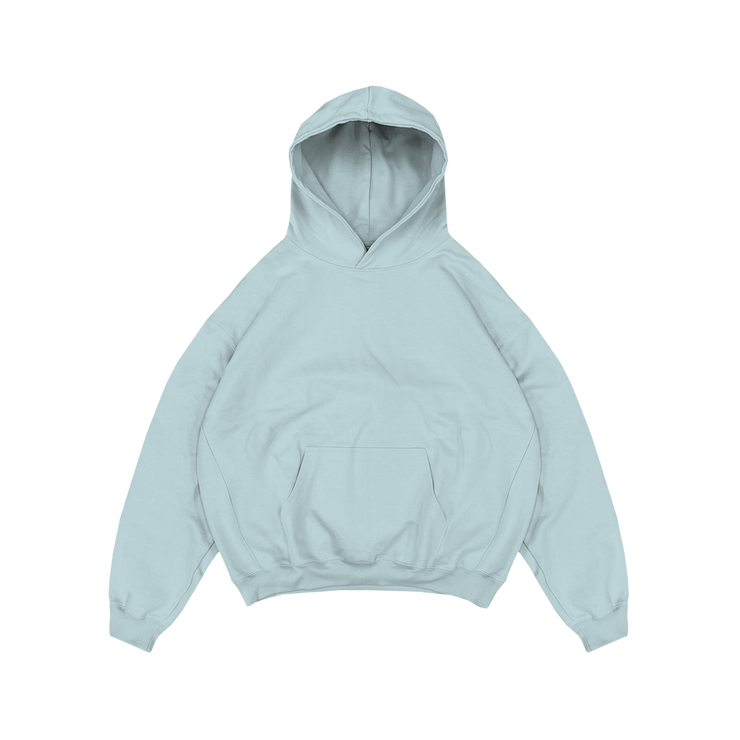 Paired Up Pastel Blue Luxury Hoodie