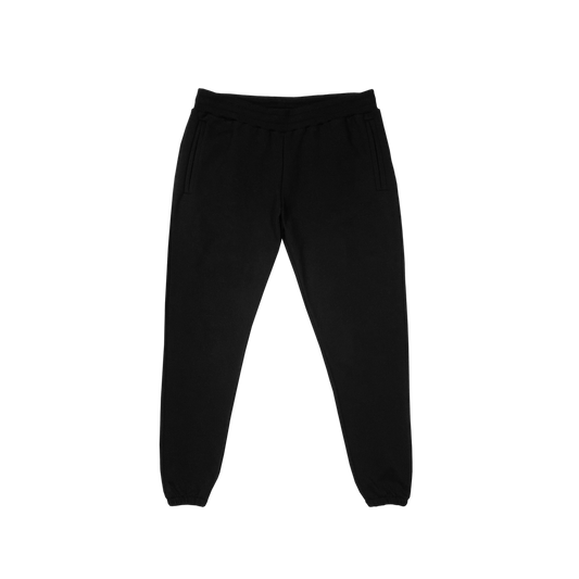 Paired Up Black French Terry Sweatpants