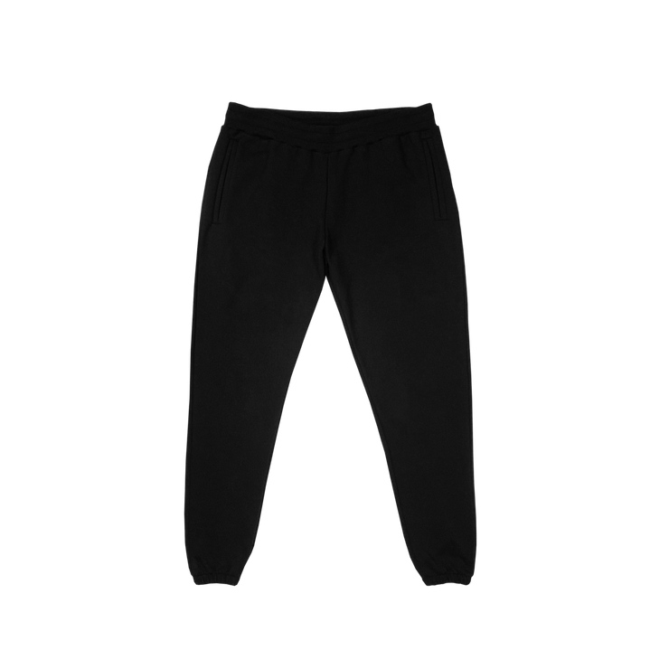 Paired Up Black French Terry Sweatpants