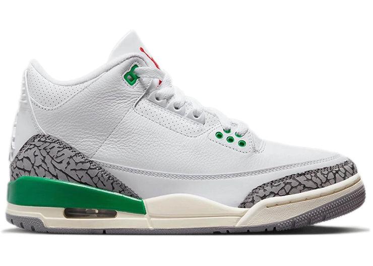 Jordan 3 Retro Lucky Green (Women&