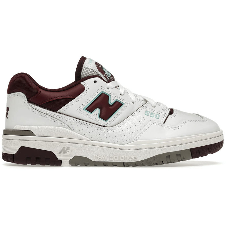 New Balance 550 Burgundy Cyan