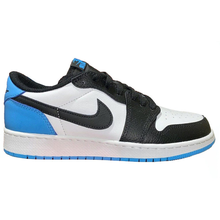 Jordan 1 Retro Low OG Black Dark Powder Blue (GS)